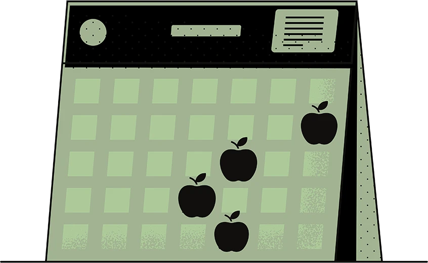 Black Apple Project Calendario